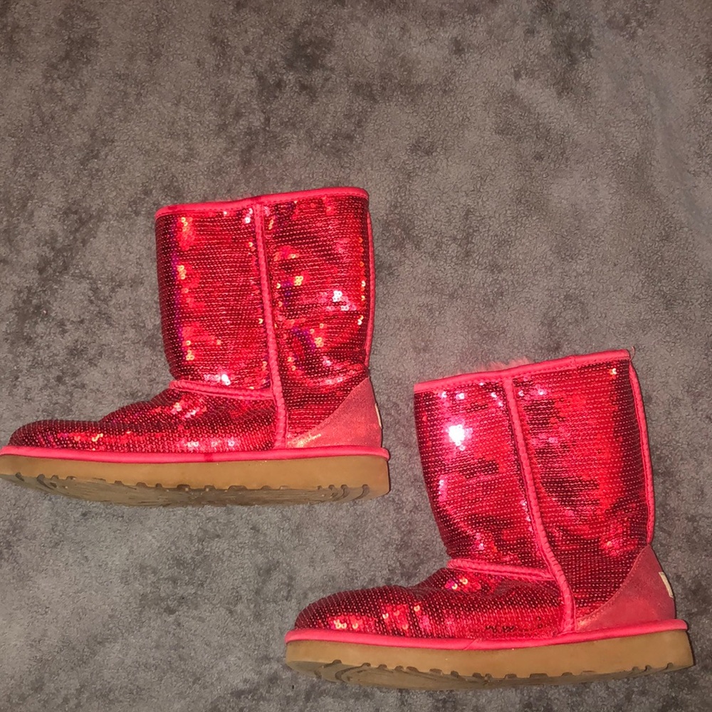 Red sequin UGGS